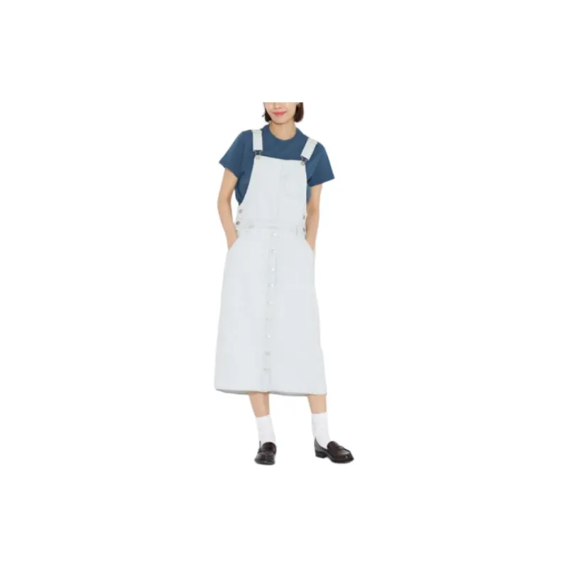 Levi's Slip Dress Women's Light Blue-2