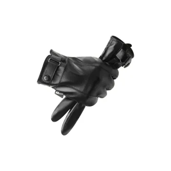 Warrior PU Leather Knit Gloves Unisex