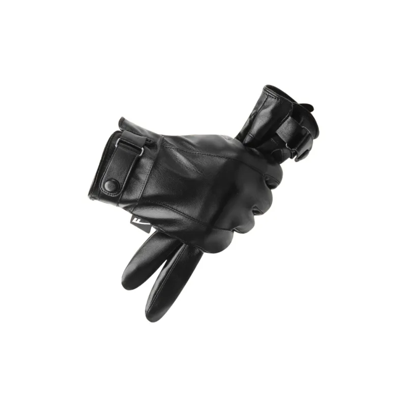 Warrior PU Leather Knit Gloves Unisex-0