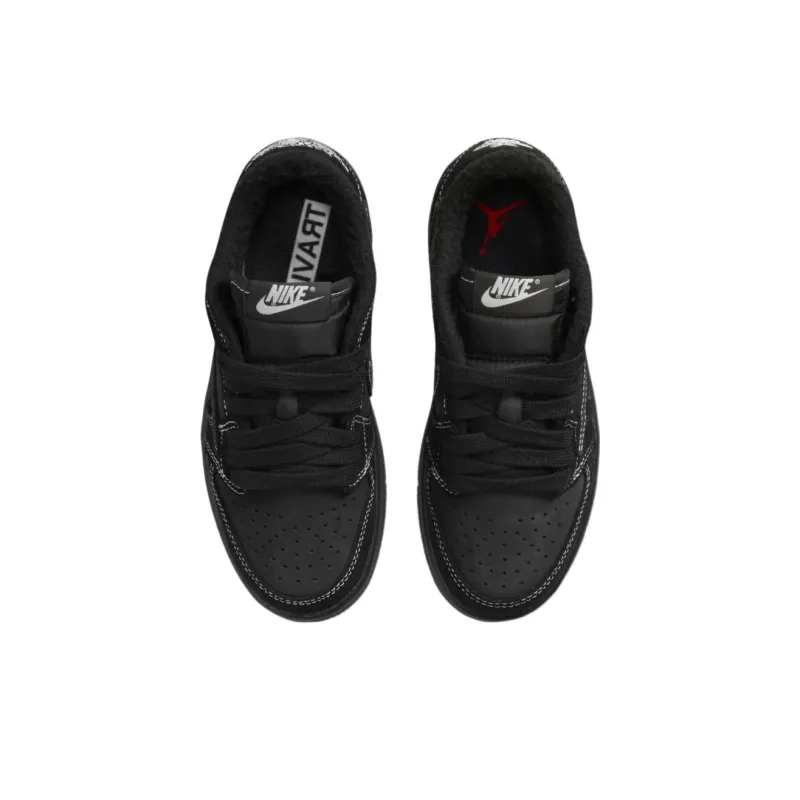 Air Jordan Travis Scott X Air Jordan 1 Retro Low OG SP PS 'Black Phantom'-3