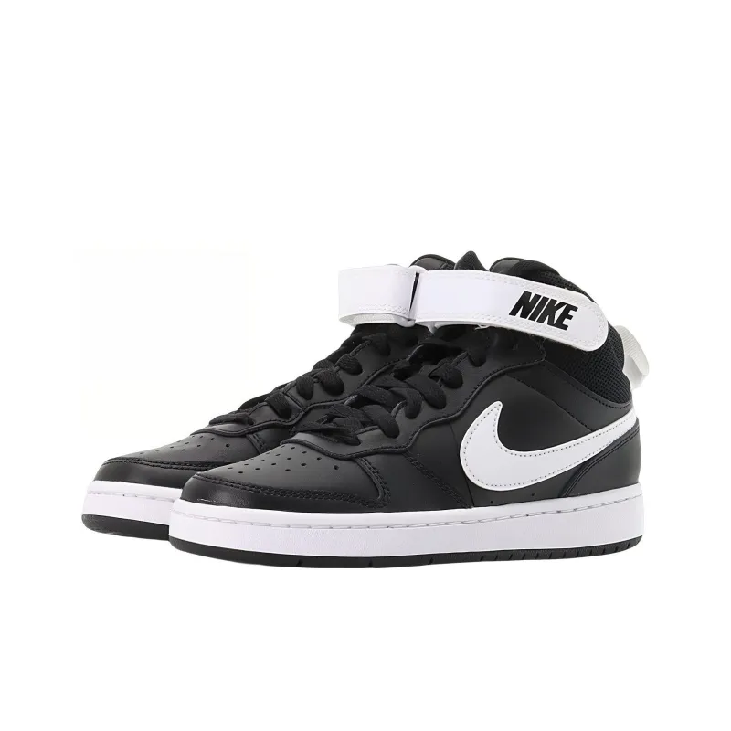 Nike Court Borough Mid 2 'Black White' GS-2