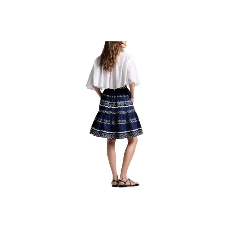 LOUIS VUITTON Monogram Fil Coupé Cape Blouse-3