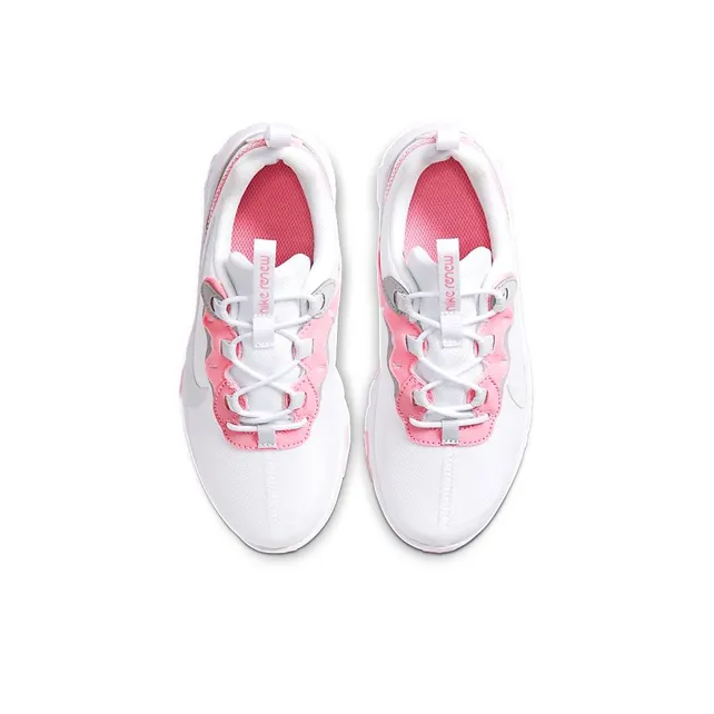 Nike React Element 55 Cushioned Slip Resistant Low Top Kids' Running Shoes Pink White Children Aged 3 7 Years Old-3