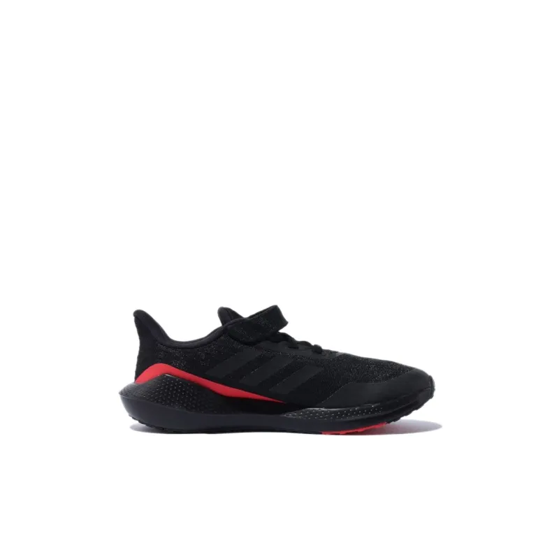 Adidas EQ21 Run K Abrasion Resistant Low Top Kids' Running Shoes Black Kids'-1