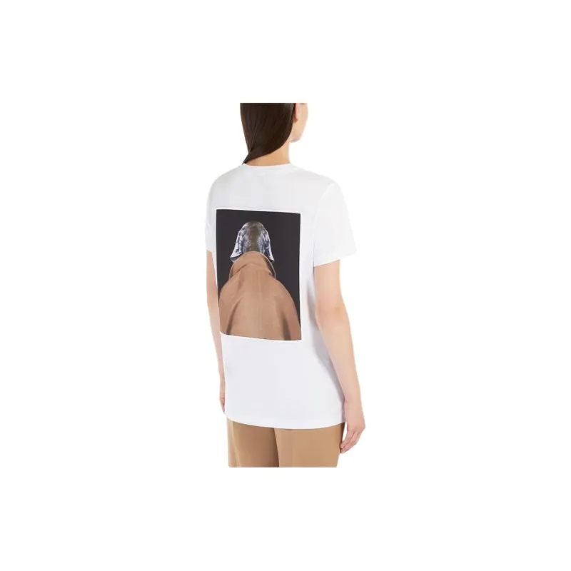 MaxMara Dog print Cotton T shirt-2