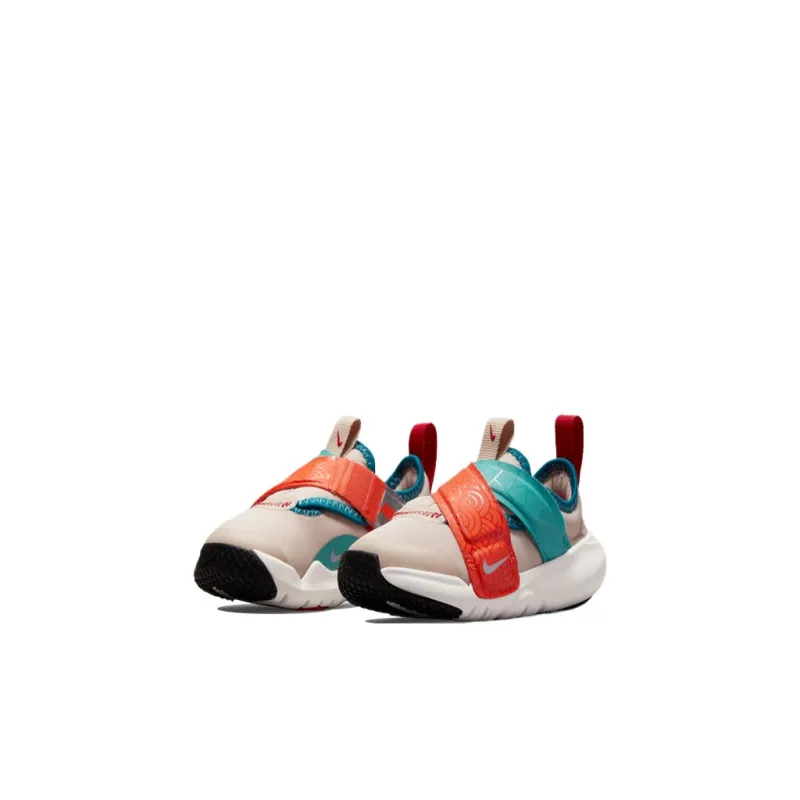 Nike Flex Advance Abrasion Resistant Low Top Toddler Shoes Beige Orange TD Infant And Toddler-2