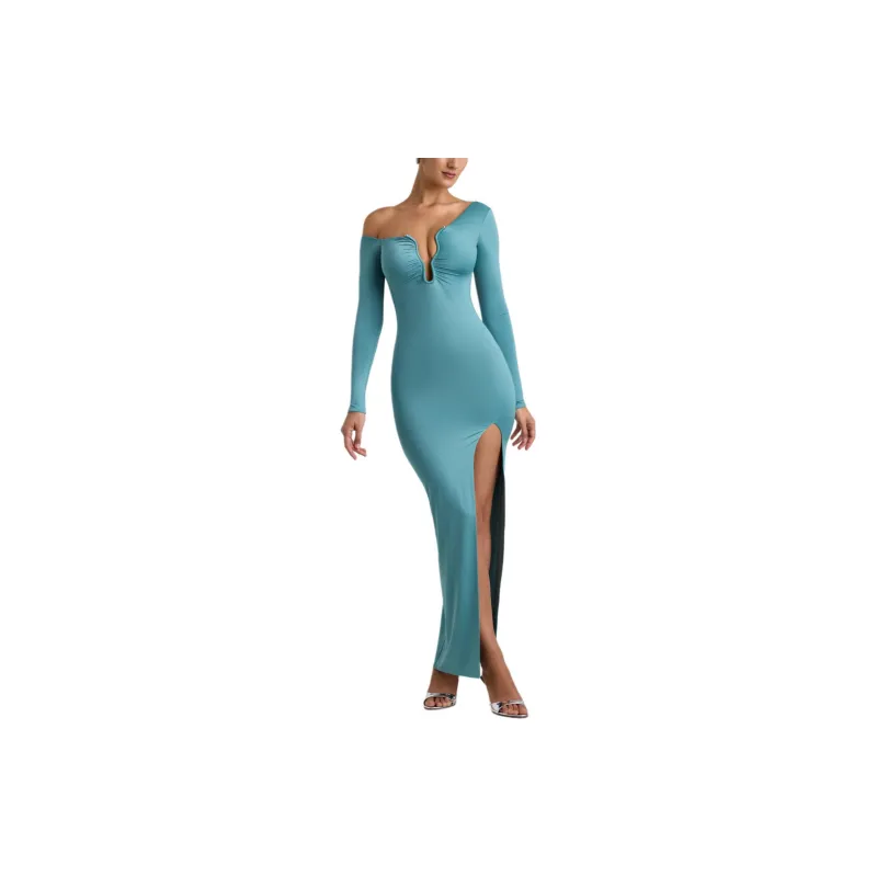 OH POLLY VALEDA Long-Sleeved Dresses Women's Sea Green/Green-1