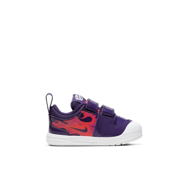Nike Pico 5 Auto Low-Top Casual Shoes Flame Purple Infant And Toddler-1