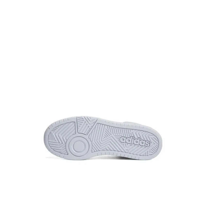 Adidas Neo Hoops Mid 3.0 K Slip Resistant Cushioning Abrasion Resistant Mid Top Kids' Skateboarding Shoes White Kids'-4
