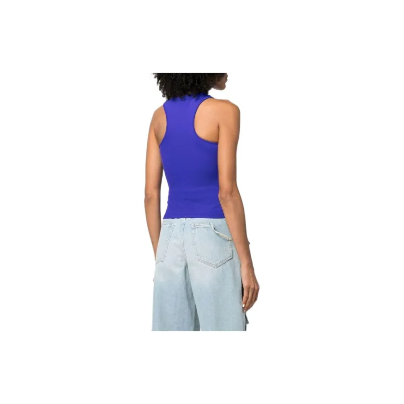 OFF WHITE Sleek Asymmetric Rowing Top Purple-3