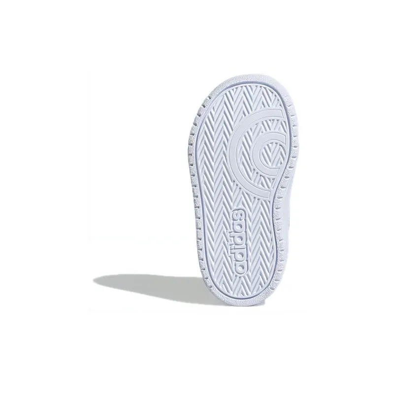 Adidas Neo Hoops 2.0 Abrasion-Resistant Low-Top Toddler Shoes White Infant And Toddler-5