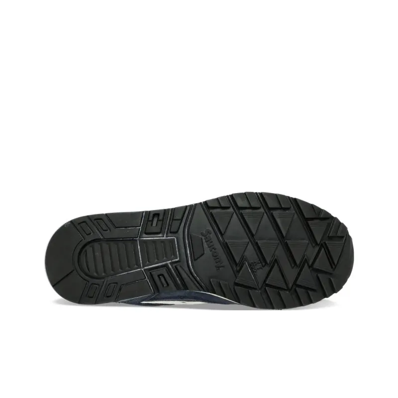 Saucony Shadow 6000 Slip Resistant And Breathable Low Top Running Shoes Unisex Blue Gray-3