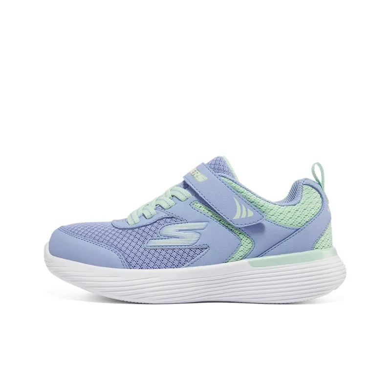 Skechers Go Run 400 V2 Slip Resistant Cushioning Abrasion Resistant Low Top Kids' Running Shoes Blue Green Teenagers-0