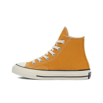 Converse 1970s Chuck Taylor All Star High Top Canvas Shoes Yellow Teenagers