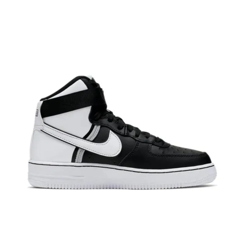Nike Air Force 1 High LV8 2 'Black White' GS-1