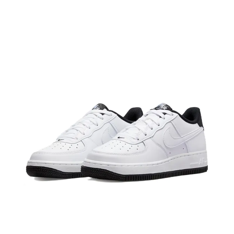 Nike Air Force 1 '07 ESS GS 'White Black'-4