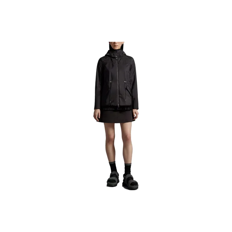 Moncler Baaba Parka Jacket Jackets Coats Women's Black-1