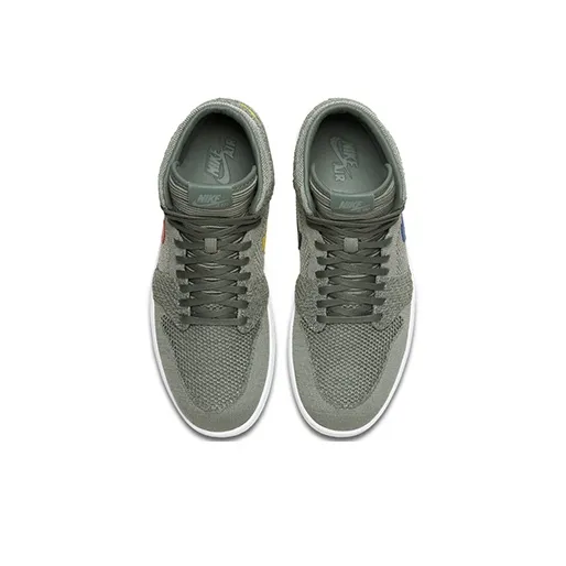 Air Jordan 1 Retro High Flyknit GS Clay Green GS-3
