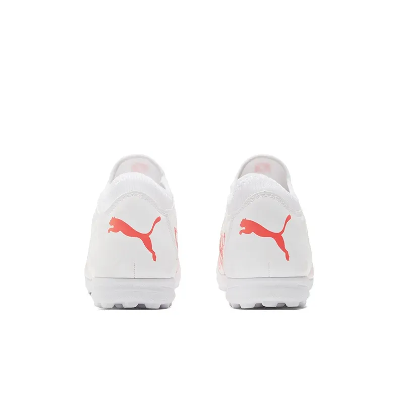 PUMA FUTURE Z 4.1 Future Tt Slip Resistant Cushioning Abrasion Resistant Lightweight Low Top Soccer Shoes White Kids'-3