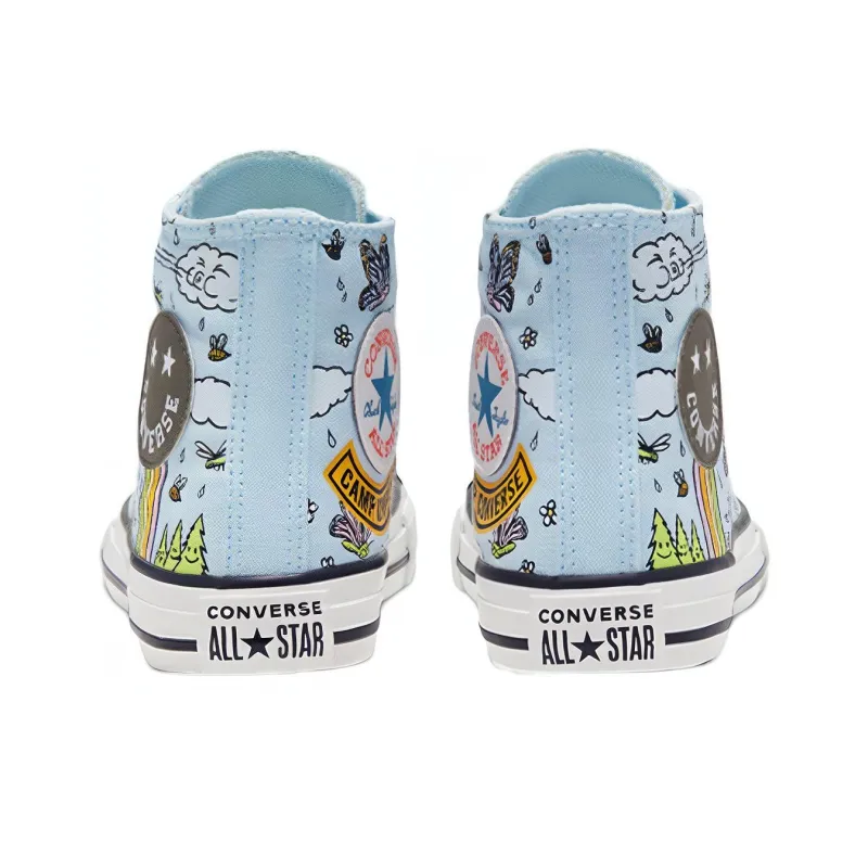 Converse Chuck Taylor All Star High GS 'Summer Camp - Agate Blue'-3