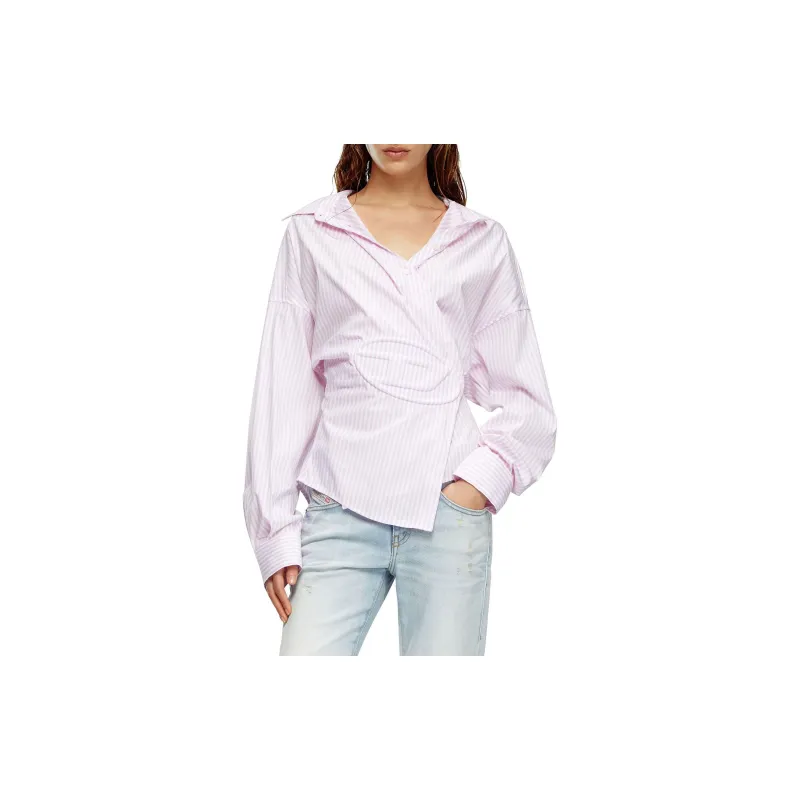 DIESEL D-Sizen-N2 Striped Shirt-3