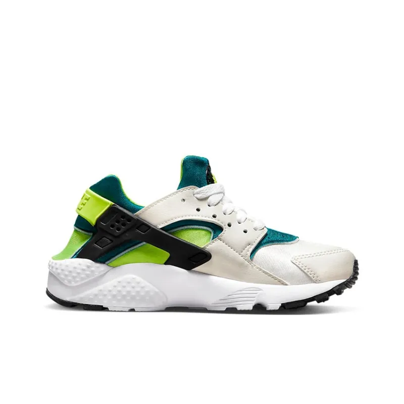 Nike Air Huarache Run White Volt Bright Spruce GS-1