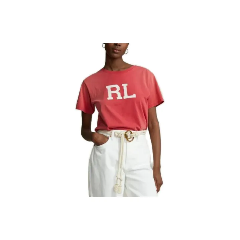 Polo Ralph Lauren T Shirts Women's Red-1