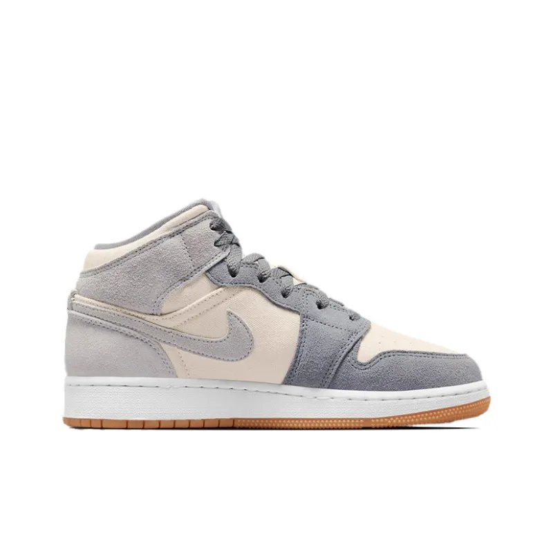 Jordan 1 Mid SE Coconut Milk Particle Grey GS-1