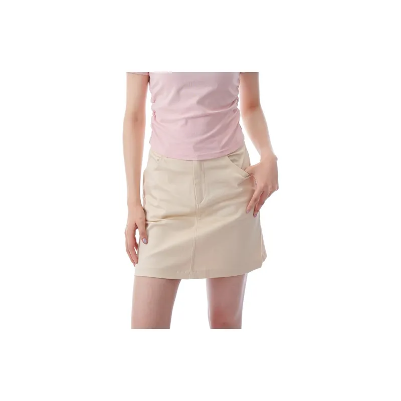 Merry City Cargo Short Skirts Women's Apricot-2