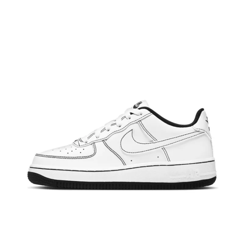 Nike Air Force 1 Low 07 Contrast Stitch White Black GS-0