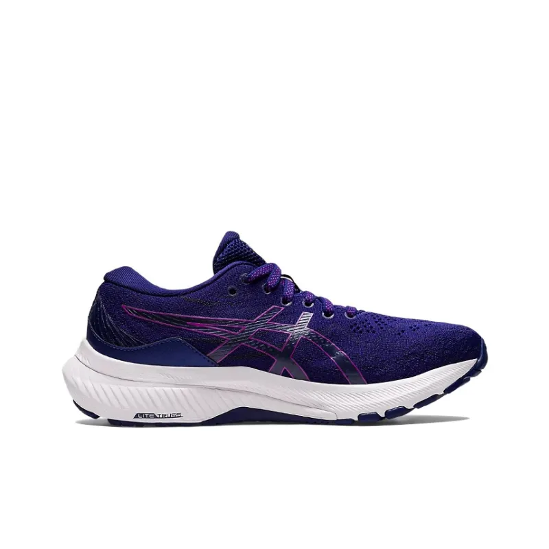 Asics GEL KAYANO 29 Anti Slip And Wear Resistant Breathable Low Top Kids' Running Shoes Dark Purple Teenagers-1