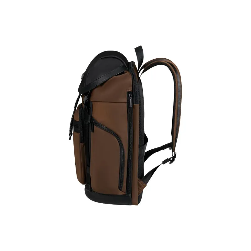 SAMSONITE Polyester Backpack Men's Brown-2