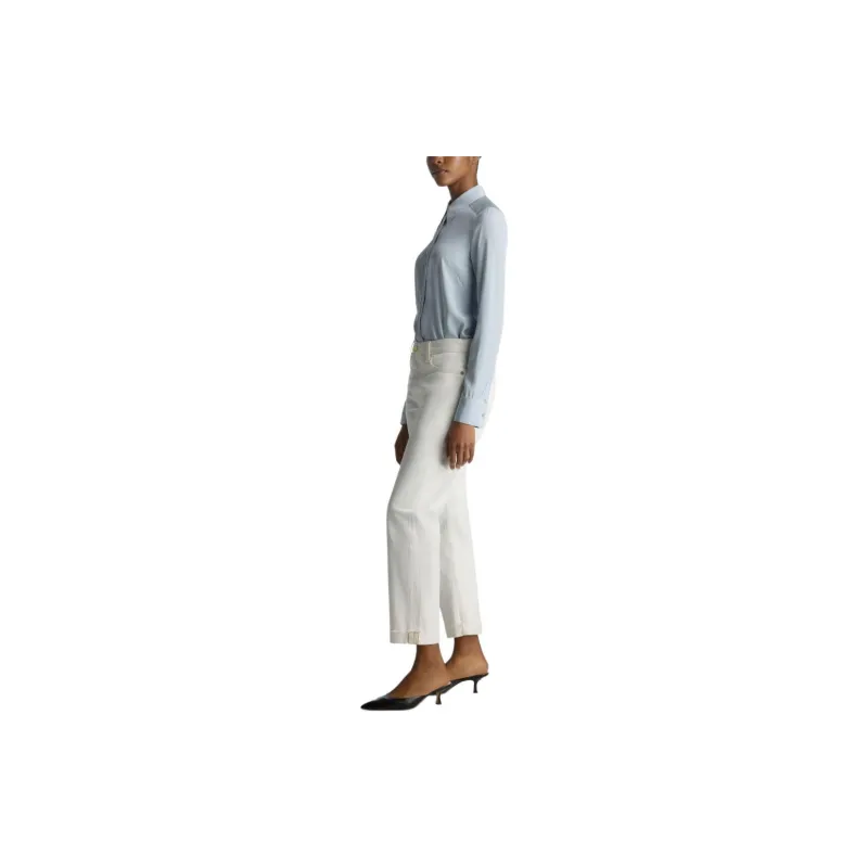 St. John Long-sleeve Silk Shirt-3