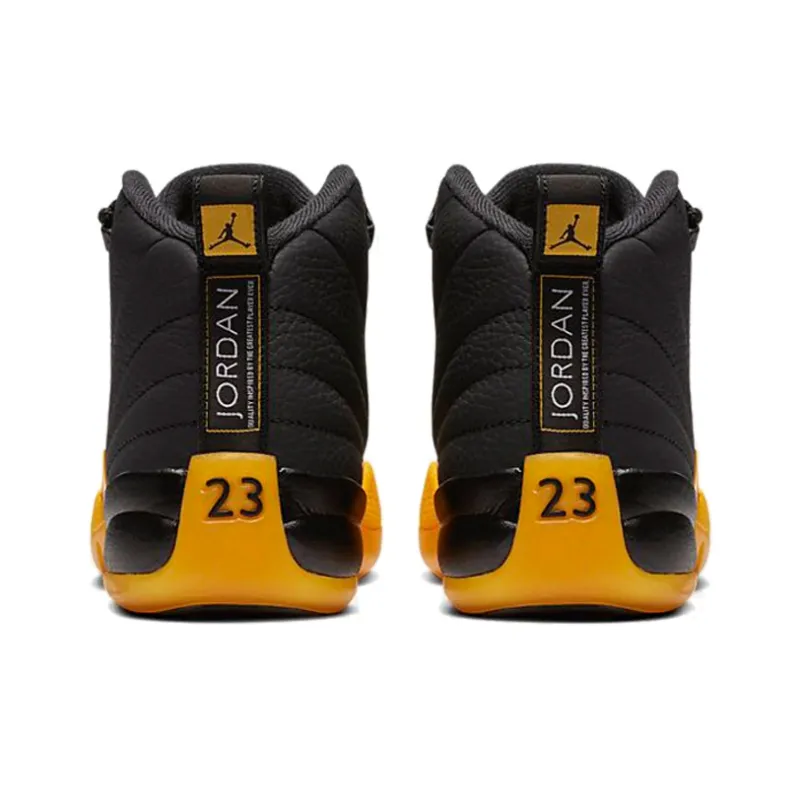 Jordan 12 Retro Black University Gold GS-4