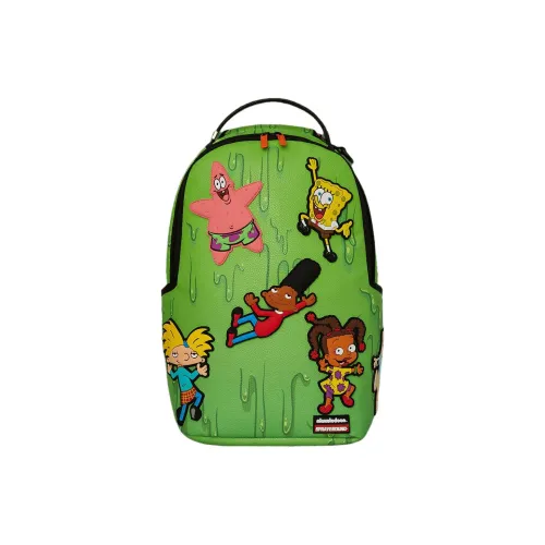 SPRAYGROUND Artificial Leather Backpack Unisex Green