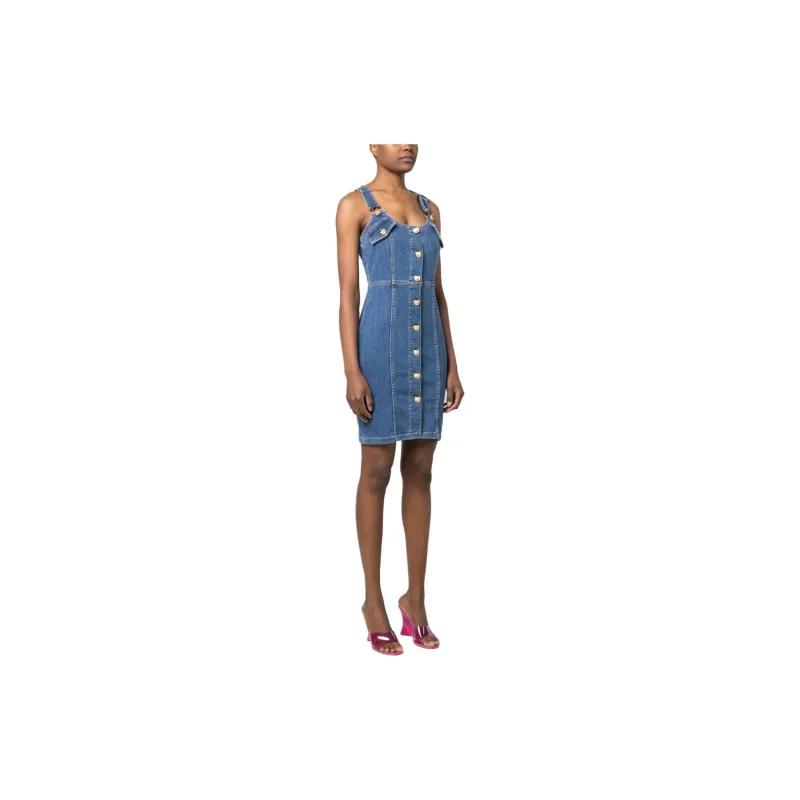 MOSCHINO Button up Denim Minidress-2