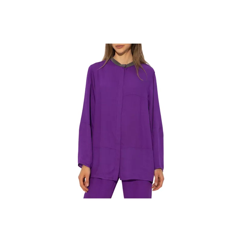 Fabiana Filippi Long Sleeved Embellished Shirt-1