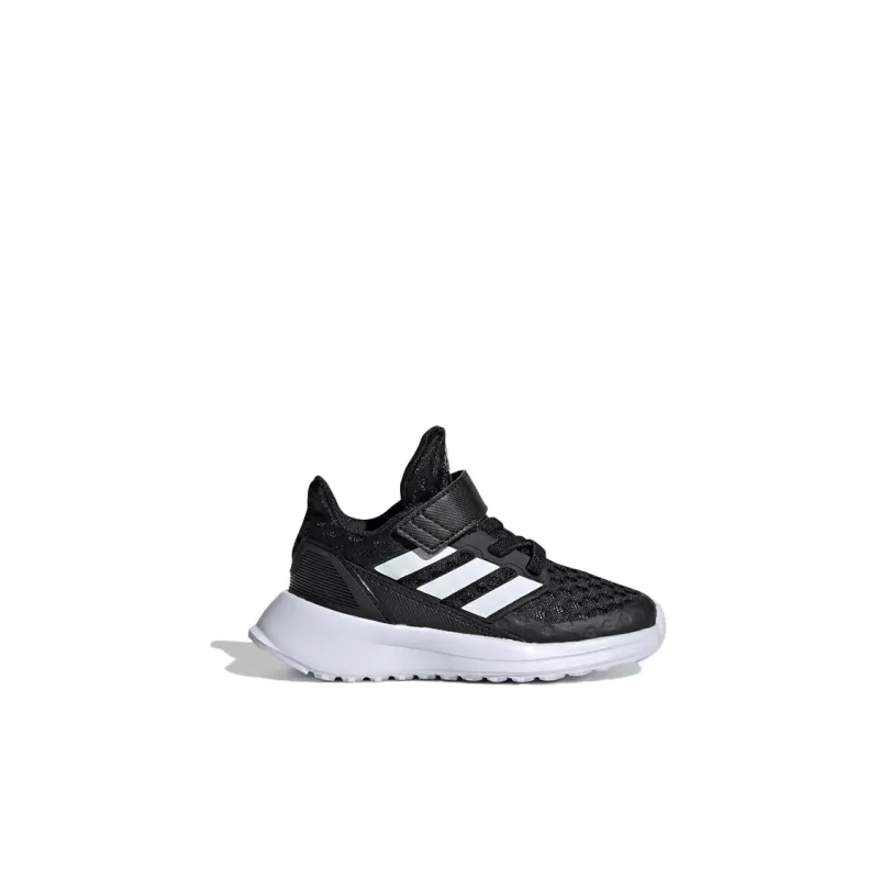 Adidas Rapidarun Elite Cushioned Wear-Resistant Breathable Low-Top Toddler Shoes Black White Infant And Toddler-1