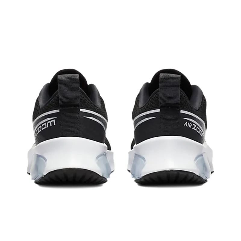 Nike Air Zoom Arcadia Breathable Low Top Kids' Running Shoes Black White Unisex-4