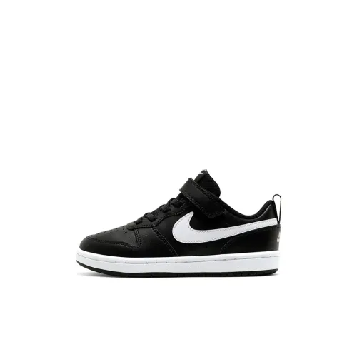 Nike Court Borough Low 2 Black White PS