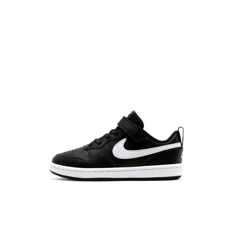 Nike Court Borough Low 2 Black White PS-0