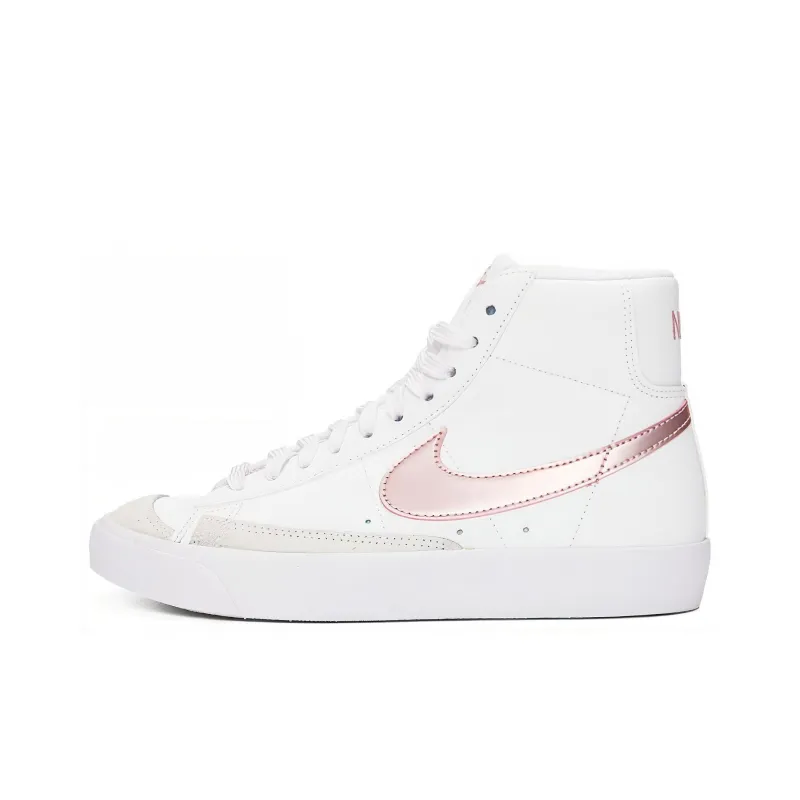 Nike Blazer Mid 77 GS White Pink Glaze-0