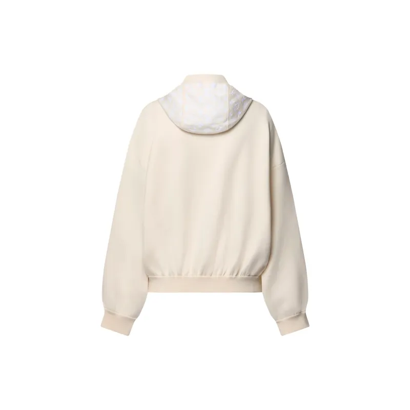 LOUIS VUITTON Monogram Accent Knit Hoodie-1