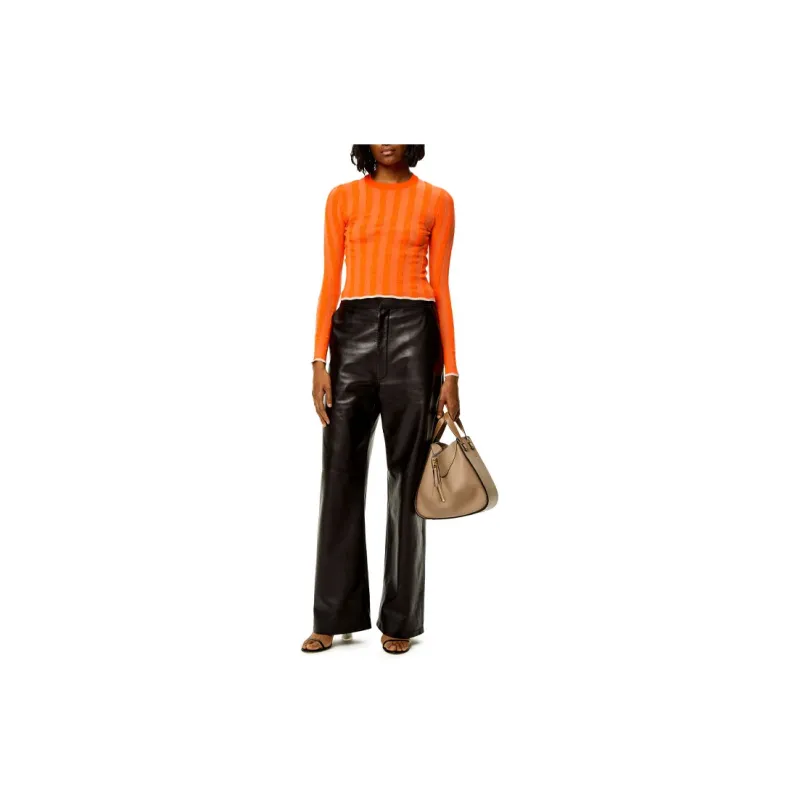 LOEWE FW22 Sweater Women's Orange-1