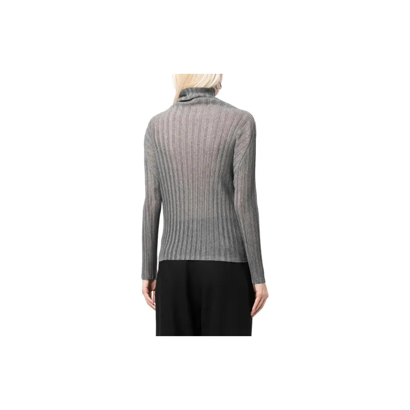PLEATS PLEASE ISSEY MIYAKE SS23 Sweater Women's Gray-2