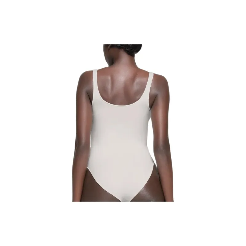 SKIMS ESSENTIAL SCOOP NECK BODYSUIT Bodysuits Women's STONE/Stone Color-2