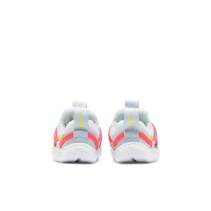 Nike Novice Abrasion Resistant Low Top Sports Casual Shoes Gray Pink Yellow Infant And Toddler-4