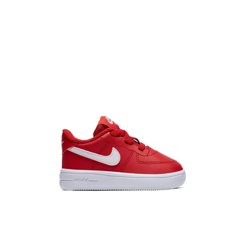 Nike Air Force 1 18 Low Top Skateboard Shoes Red White Infant And Toddler-1