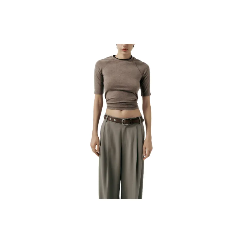 ZARA Casual Pants Women's Brown-1