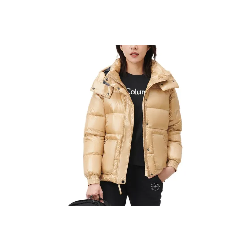 Columbia Down Jacket Women's Yellow-2